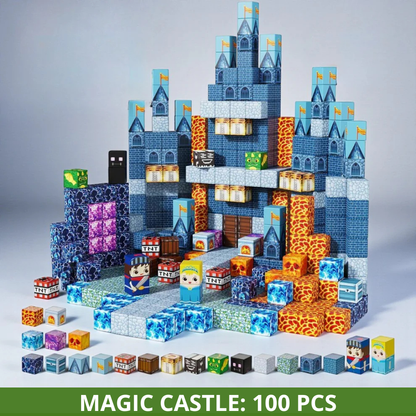 Cubiland™ Set of Magnetic Building Blocks