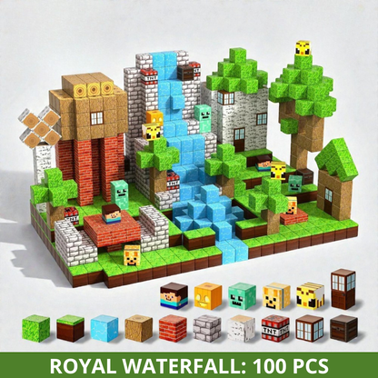 Cubiland™ Set of Magnetic Building Blocks